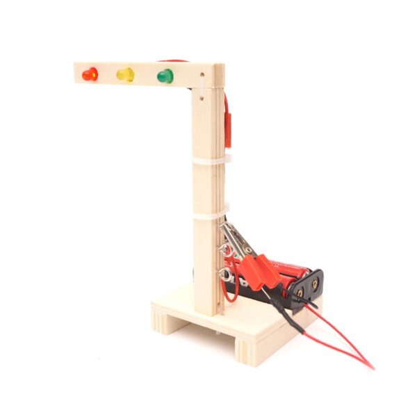 DIY Traffic Light Led Wooden Toys