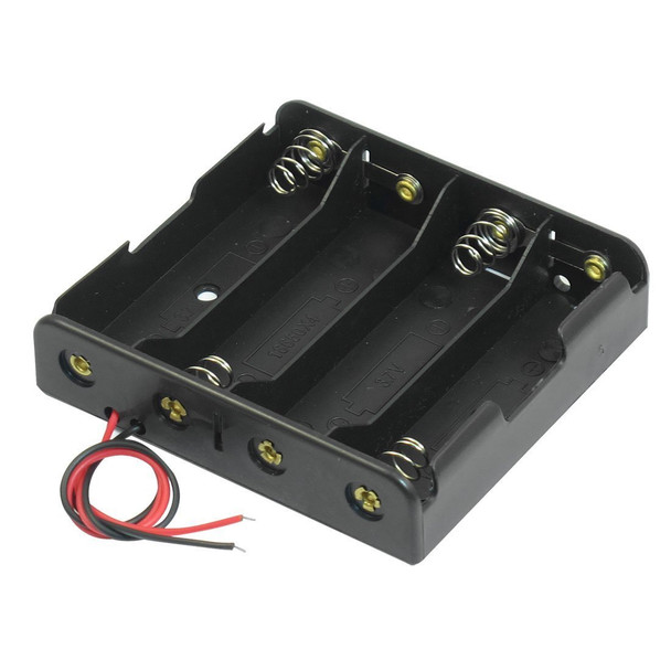 4 x 18650 Battery Holder Box Case