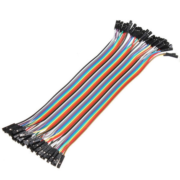 Female-Female Jumper Wire 40pcs Dupont