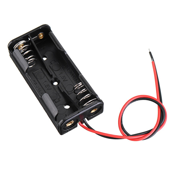 2 X AA Plastic Battery Holder