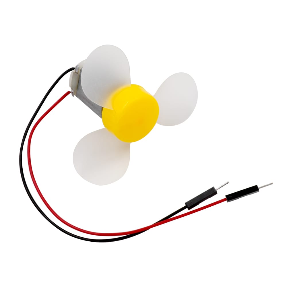 Soft Blade DIY Propeller/Fan compatible with 130 Dc motor - Image 3