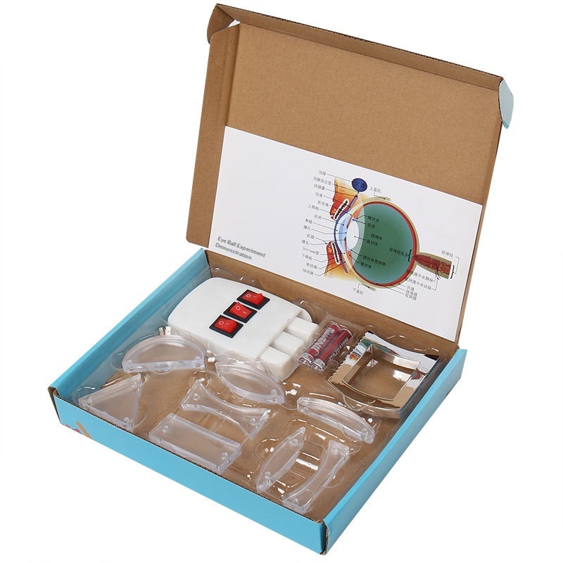 Stem Physics Lab Magnetic Optics Experimental Set GX-5010 Box for Refraction Reflection Light Concave-convex