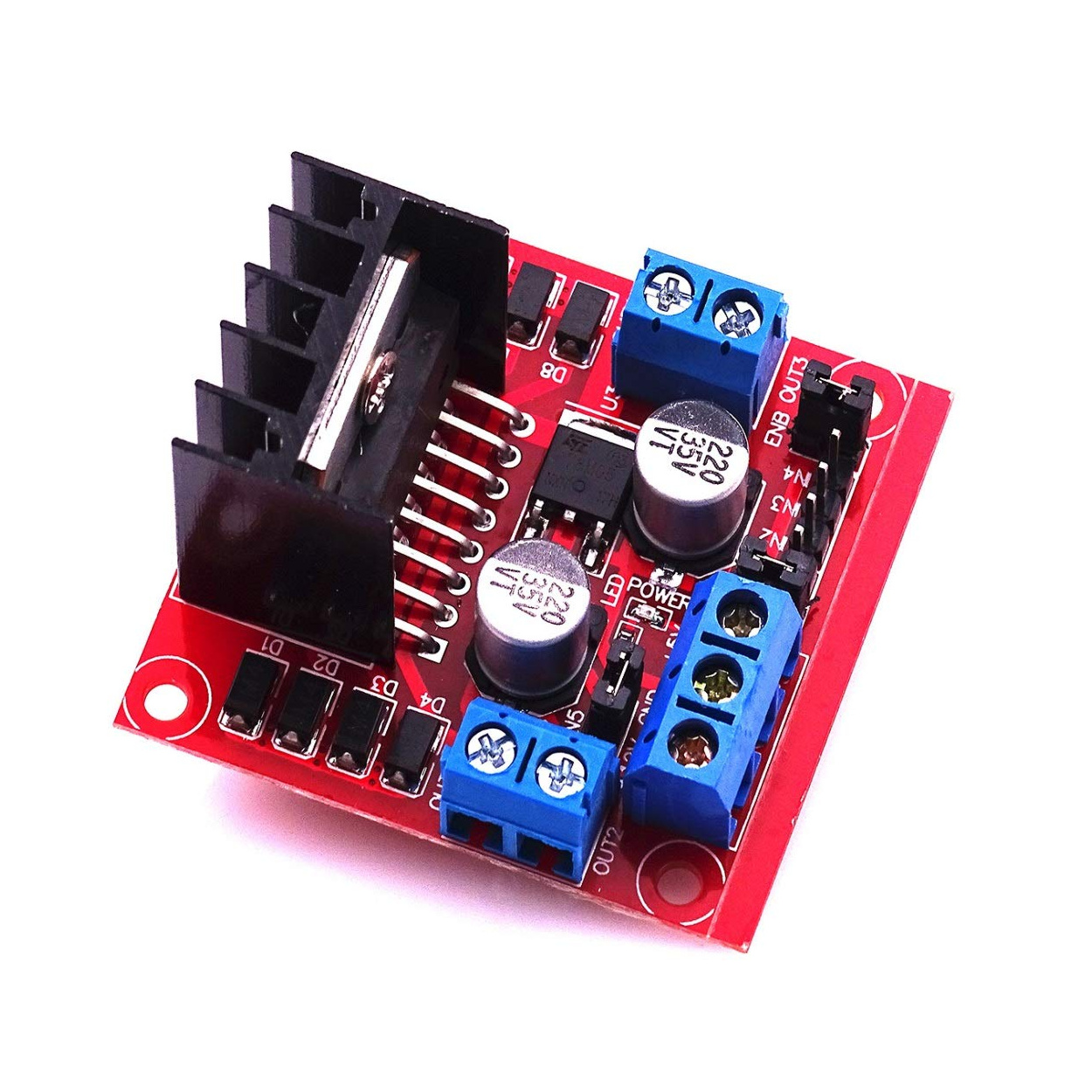 L298 2A Dual Motor Driver Module with PWM Control