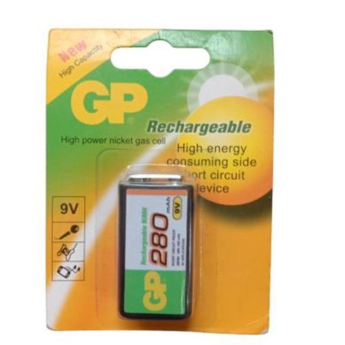 GP Rechargeable 9V Battery -280mAh
