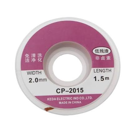 2.0mm De-soldering Wick Copper Solder Remover Braid