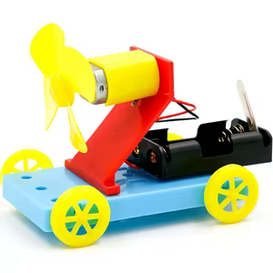STEM Plastic Wind Turbine Car